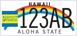 Hawaii pro-choice license plate, abortion.jpg