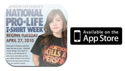 First pro-life activism iPhone app launched - for National Pro-Life T ...
