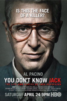You Don't Know Jack Movie portraying Jack Kevorkian starting Al Pacino.