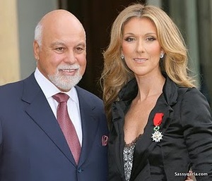 Celine Dion with husband René Angélila