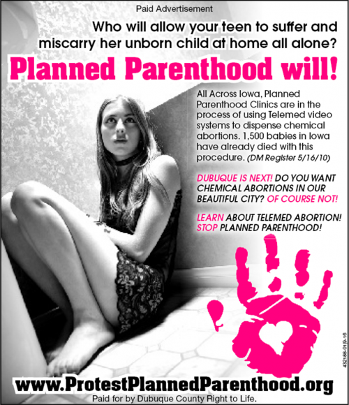 PLANNED PARENTHOOD telemed ad