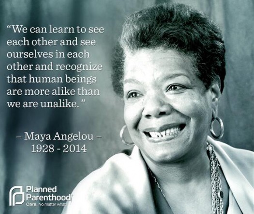 Maya Angelou pro-life