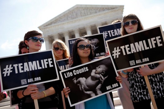 pro-life group of young people; pro-choice losing because it has no rear guard