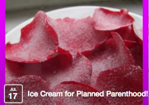 ice cream for abortion industry leader planned parenthood