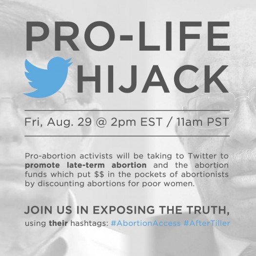 Pro-life tweet fest in response to late-term abortionist love fest