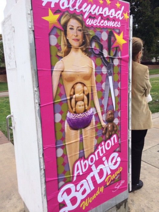 Abortion Barbie poster Wendy Davis