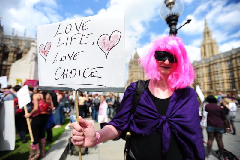 prochoice protestor - abortion facts seem irrelevant